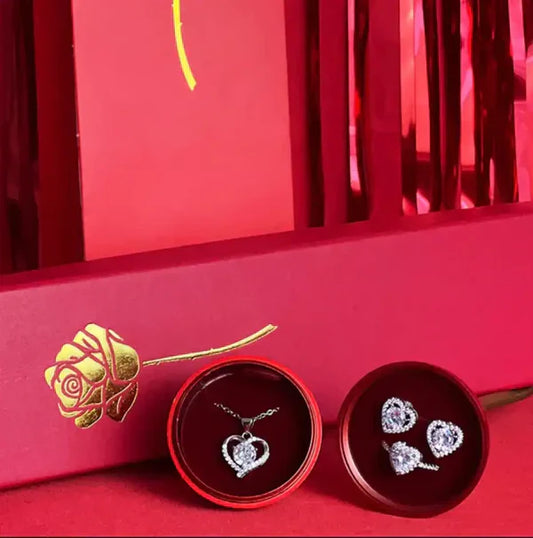 ❤ Collier la rose élégante avec Bijoux ❤