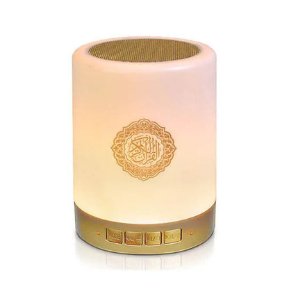 Lampe Coran Intelligente 5-En-1 | Lumière Relaxante + Récitations Des Meilleurs Imams