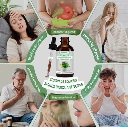 LE BOUCLIER INTESTINAL ULTIME : HUILE D'ORIGAN SAUVAGE PUISSANTE