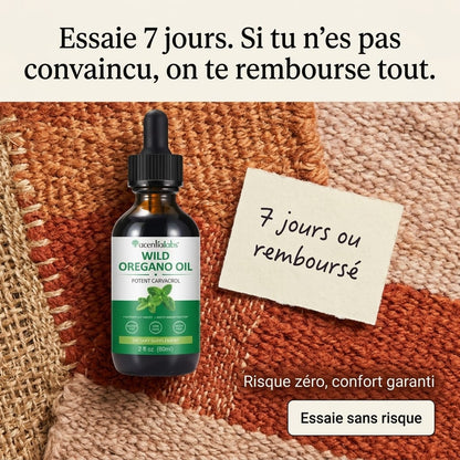 LE BOUCLIER INTESTINAL ULTIME : HUILE D'ORIGAN SAUVAGE PUISSANTE